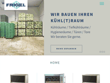 Tablet Screenshot of frigel.ch